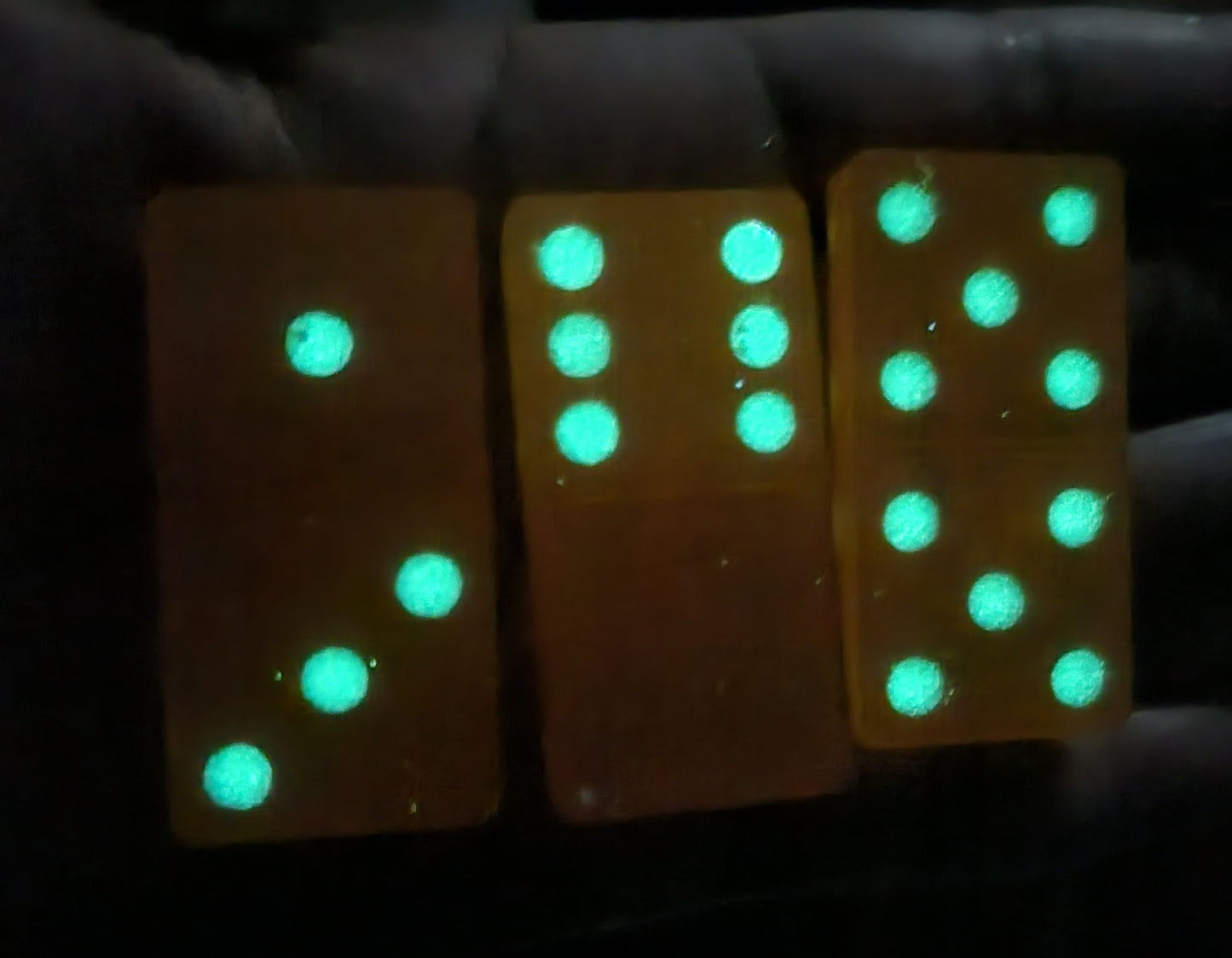 Hand Poured Resin Dominoes Set