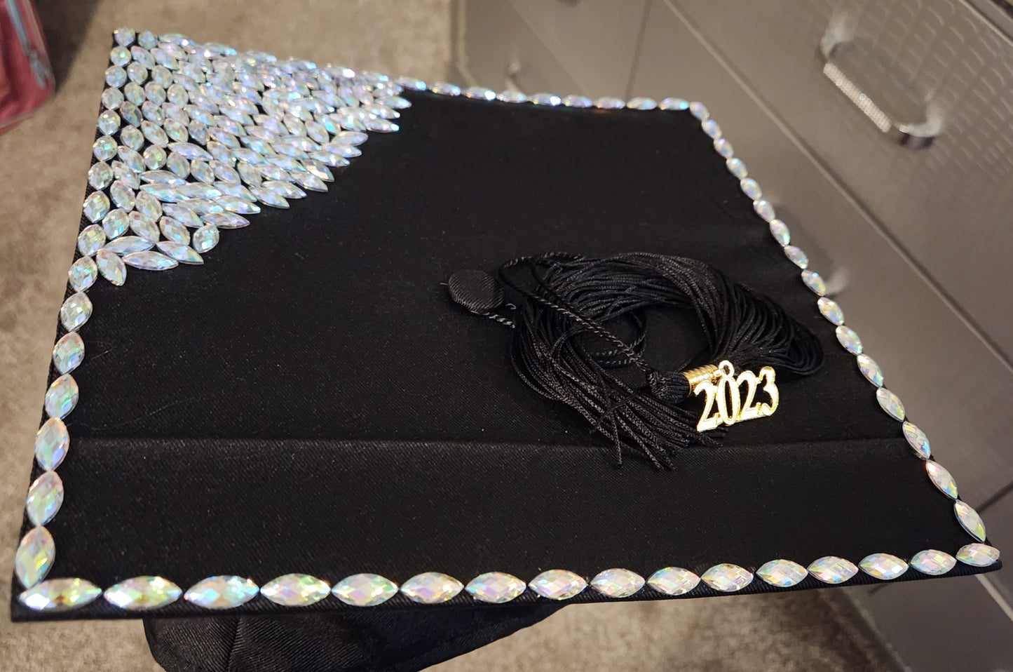 Rhinestone Graduation Cap C/O 2023