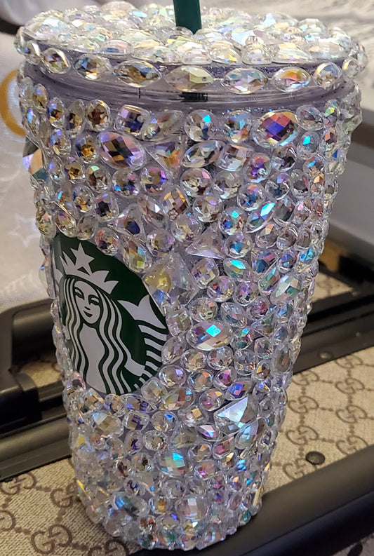 Grande Double Wall Tumbler---Large Rhinestones